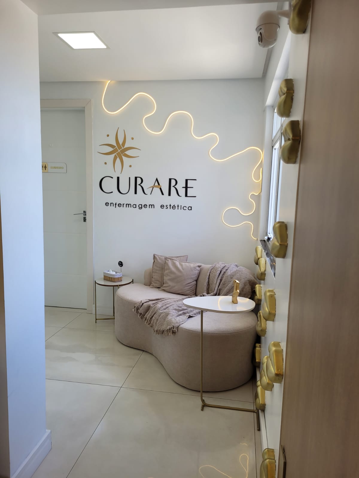 Espaço interno de atendimento