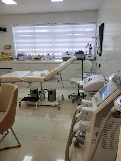 Sala de atendimento da Clínica Estética Raquel Goulart